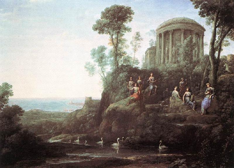 Claude Lorrain Apollo and the Muses on Mount Helion oil painting image
